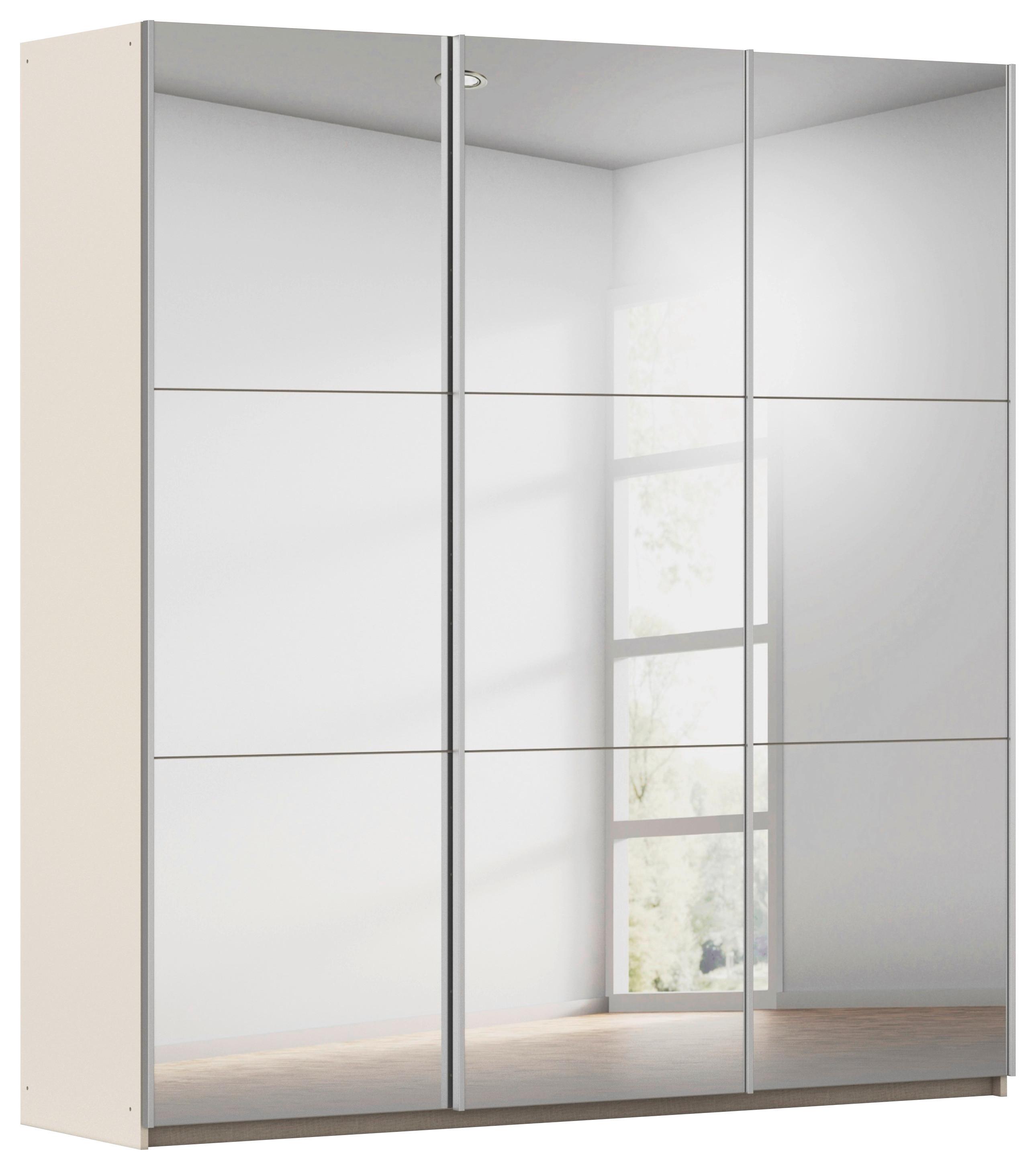 SCHWEBETÜRENSCHRANK Berny, Champagner B: 196 cm - Champagner, Trend, Holzwerkstoff (196/210/59cm)