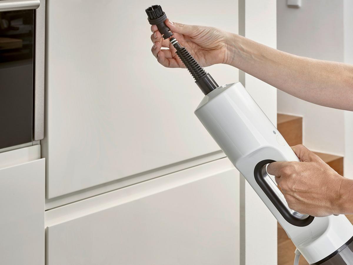 DAMPFREINIGER Weiß, 1500W - Weiß, Basics, Kunststoff (29/120/21cm) - Severin