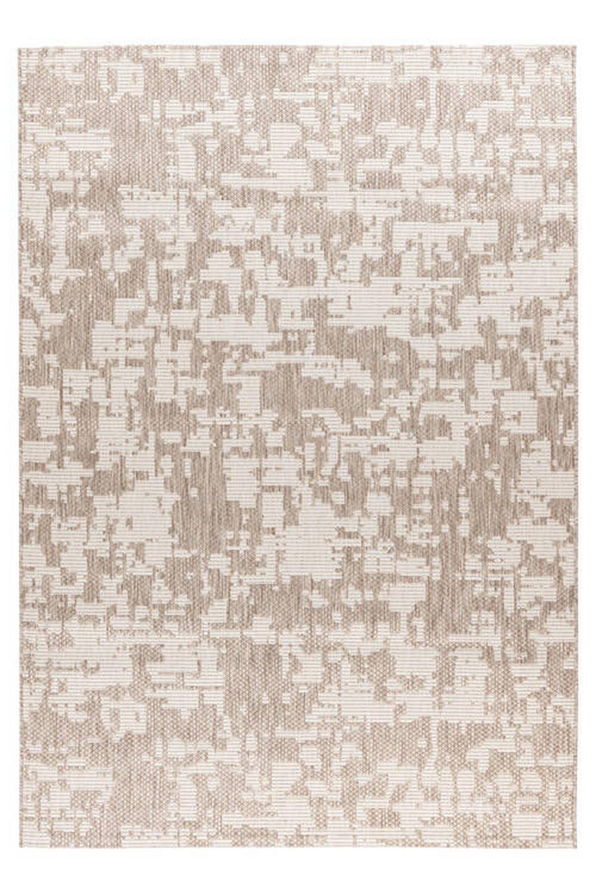 Flachwebteppich My Tallinn 542 - Taupe, Design, Textil (120/170cm) - Obsession