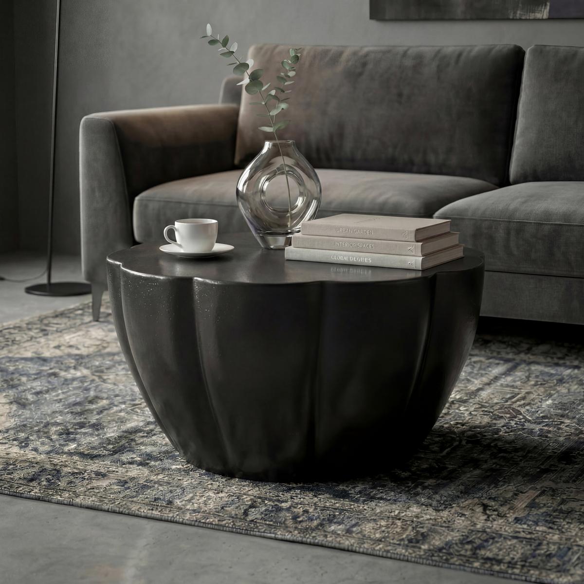 COUCHTISCH Schwarz B: 60cm - Schwarz, Design, Metall (60/60/36cm) - MID.YOU