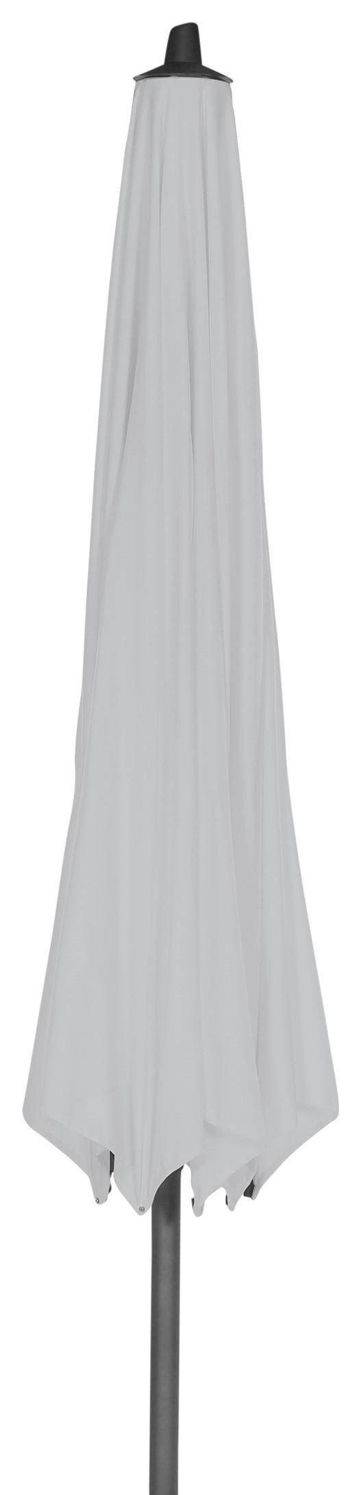 Sonnenschirm Ø 350 cm Anthrazit/Grau - Anthrazit/Grau, KONVENTIONELL, Textil/Metall (350/350cm) - Siena Garden