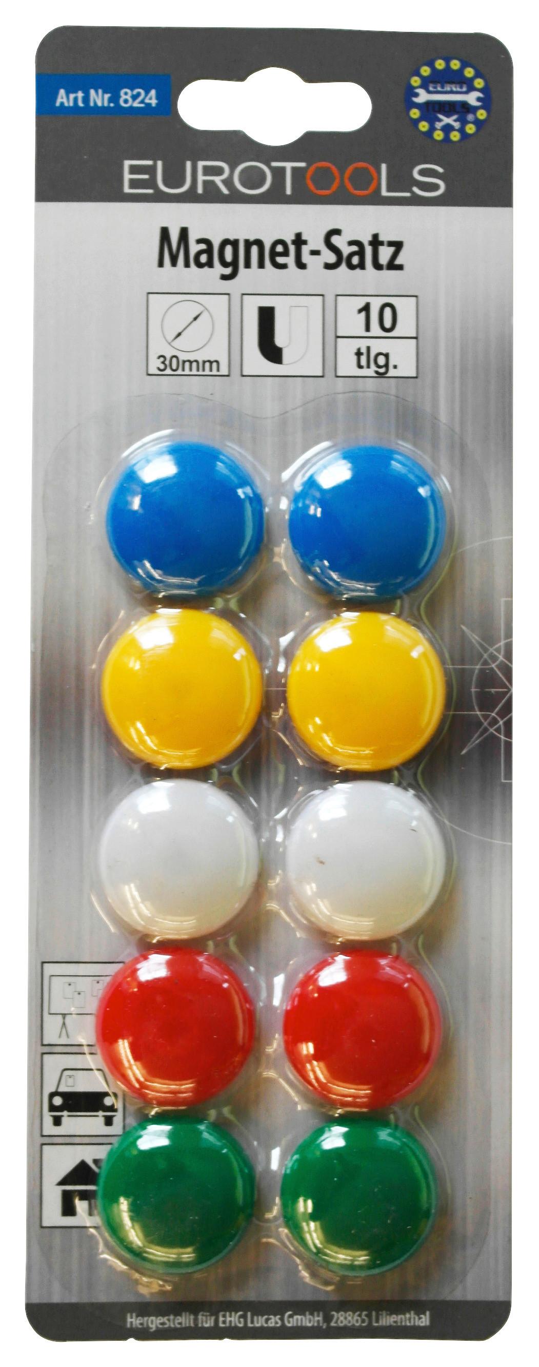 MAGNETSET MAGNET-SATZ 10-TEILIG - KONVENTIONELL, Metall