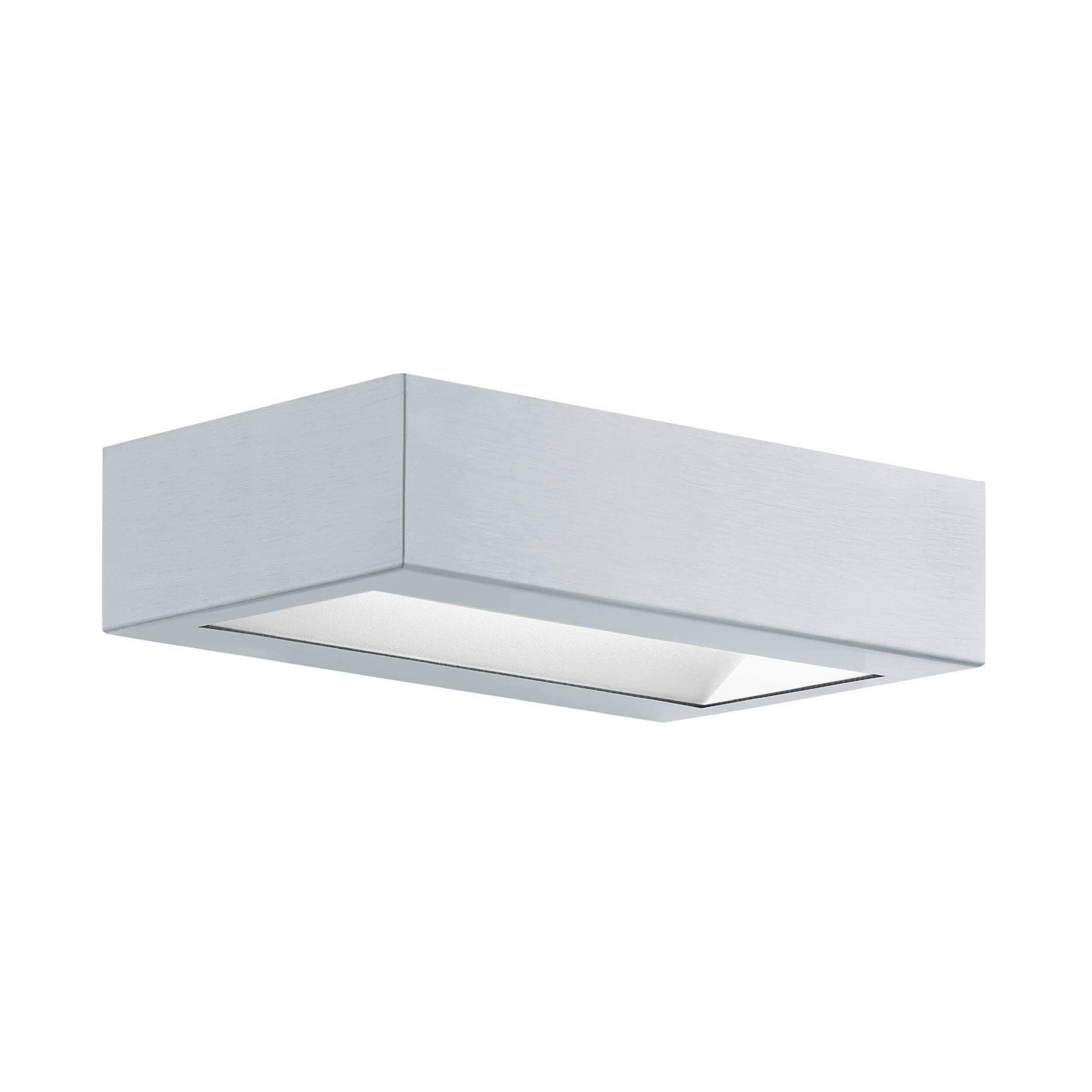 LED-Wandleuchte Rapina 1-flammig, Edelstahlfarben