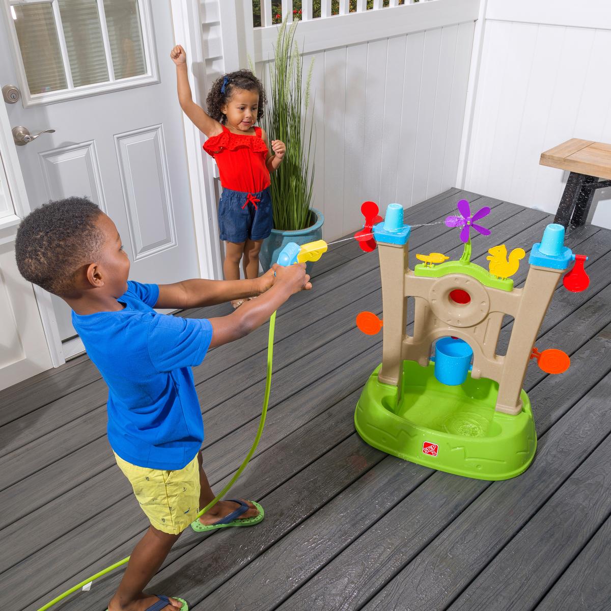 Sand- Und Wassertisch 400299 - Blau/Braun, KONVENTIONELL, Kunststoff (59,7/82,2/44,5cm) - Ambia Garden