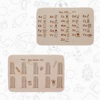 KINDERSCHNEIDEBRETTCHEN EMIL - Buchefarben, Basics, Holz (22,0/14,0/1,0cm)