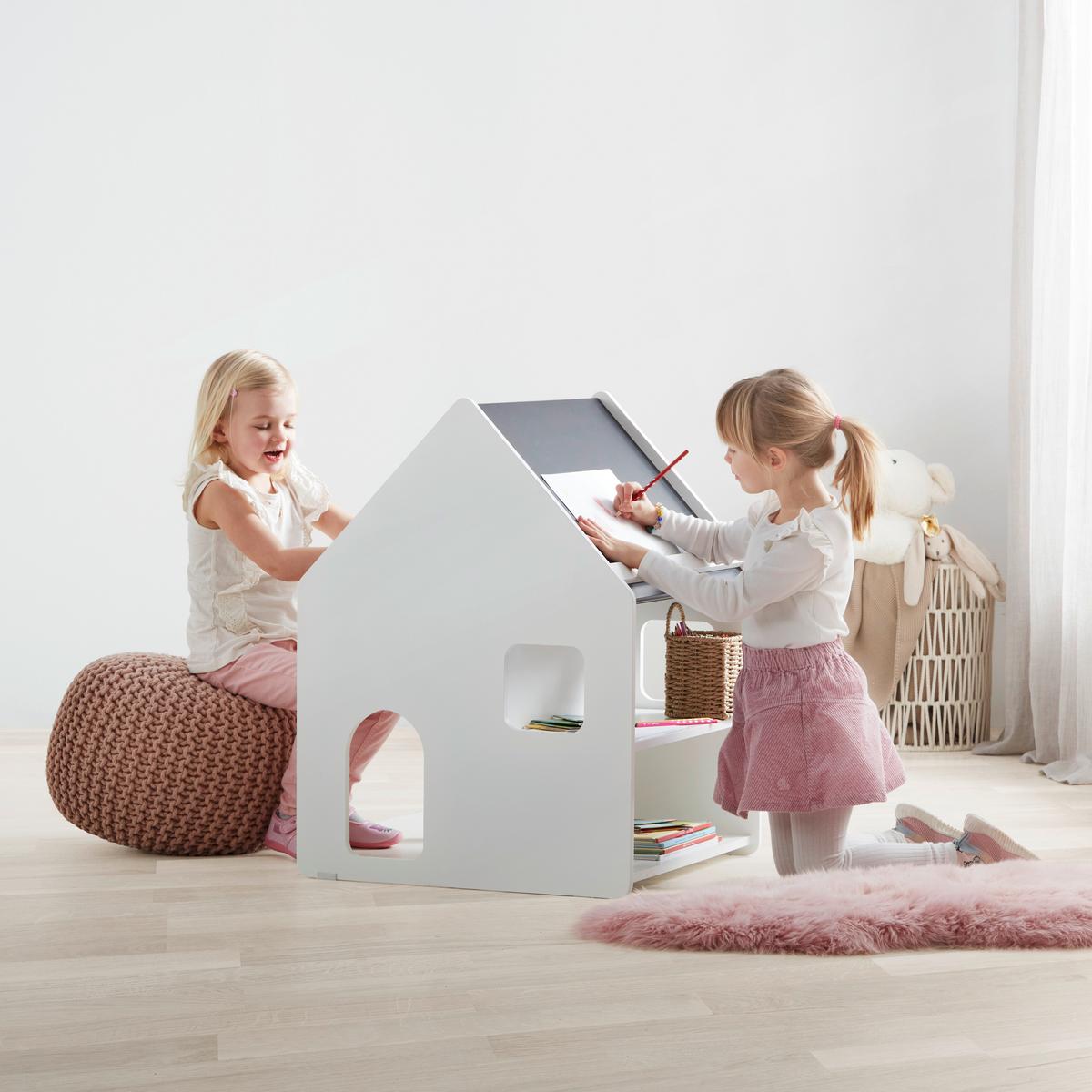 Domček na hranie JULY biely - biela, Modern (60/80/60cm) - Bessagi Kids