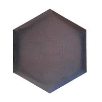 čalouněný panel 2ks, 36x32cm hexagon, antracitová - antracitová, Basics, textil (36/32/4cm) - MID.YOU