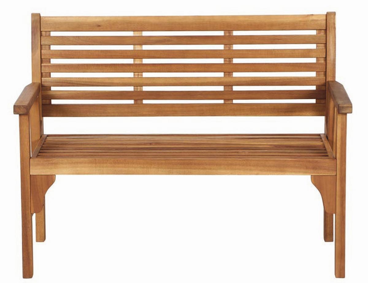 Gartenbank Holz 508761 2-Sitzer - Akaziefarben, MODERN, Holz (120/90/59,5cm) - Siena Garden