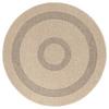 Outdoorteppich Comilla - Beige/Schwarz, Basics, Textil (200/200cm) - Novel