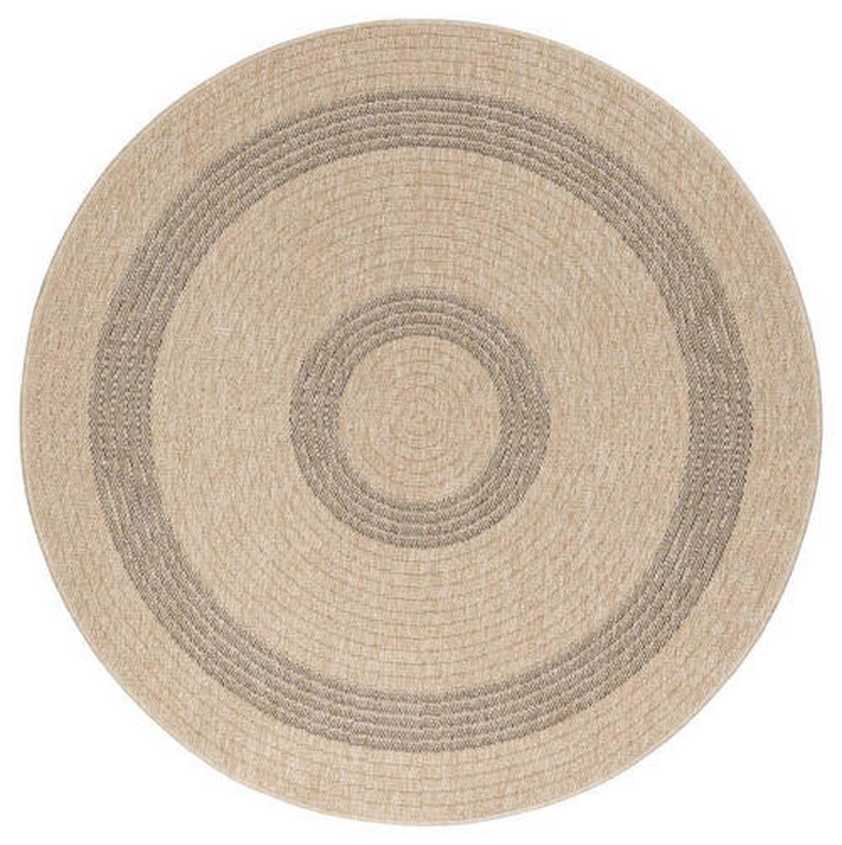 Outdoorteppich Comilla - Beige/Schwarz, Basics, Textil (200/200cm) - Novel