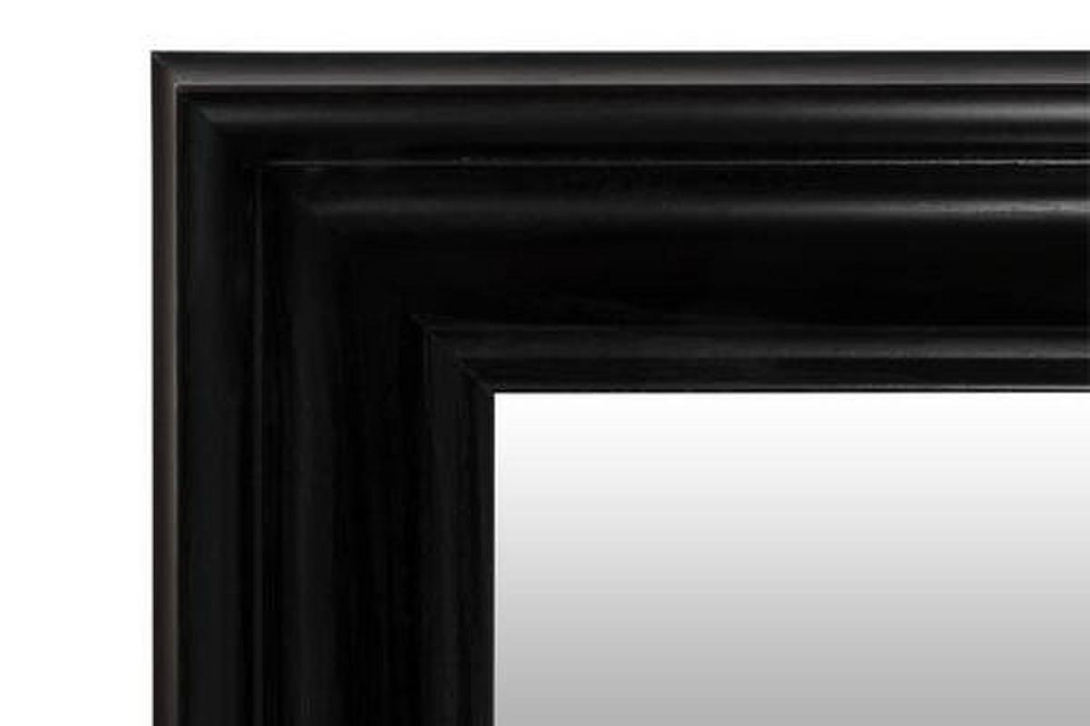 Wandspiegel Rechteckig 36,5x45,5cm Rahmen Dunkelbraun - Dunkelbraun, Basics, Glas/Kunststoff (36,5/45,5/5,2cm) - Kayoom