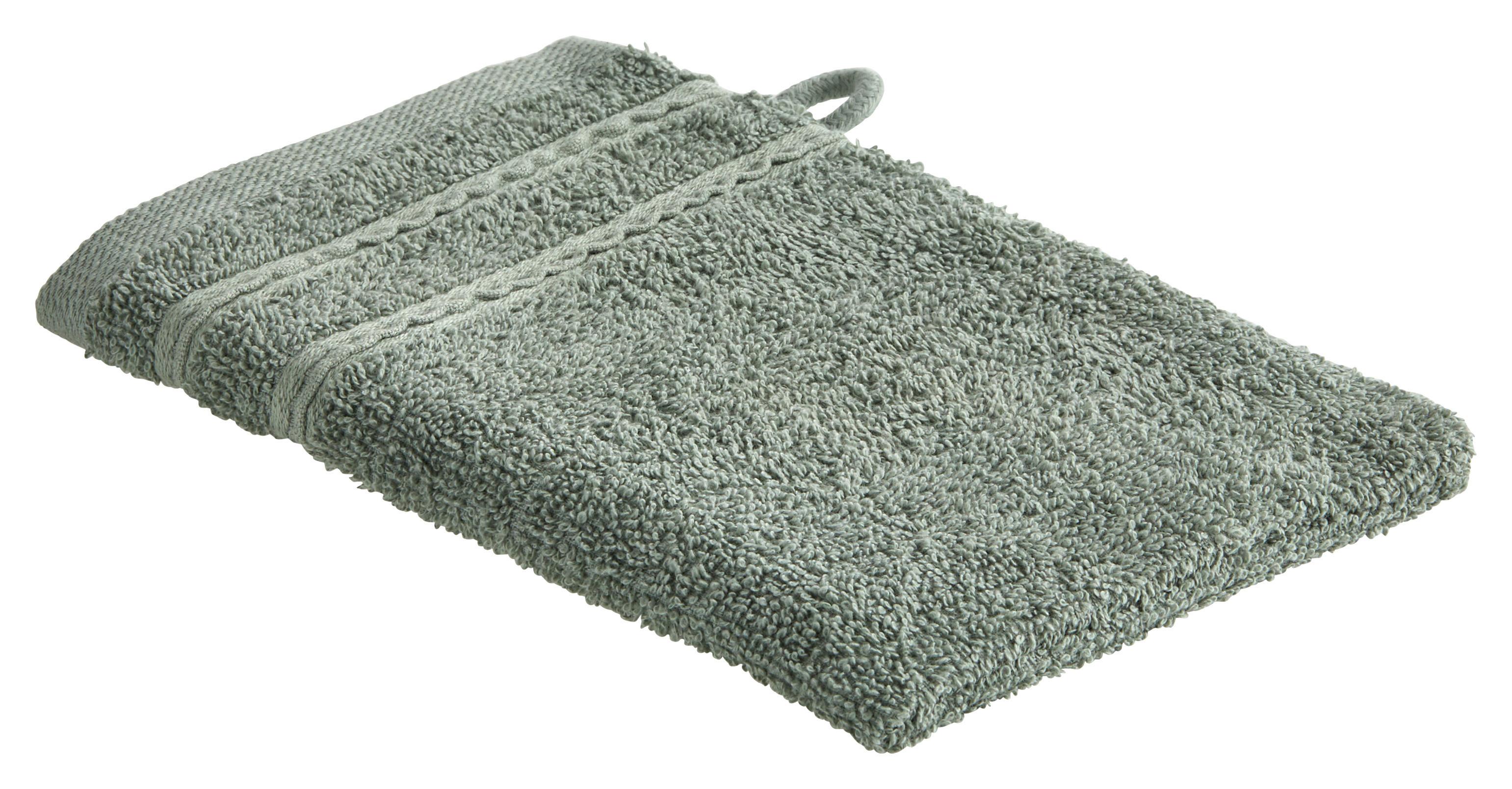 Ručník Na Ruce Melanie, 16/21cm, Zelená - zelená, textil (16/21cm) - Modern Living