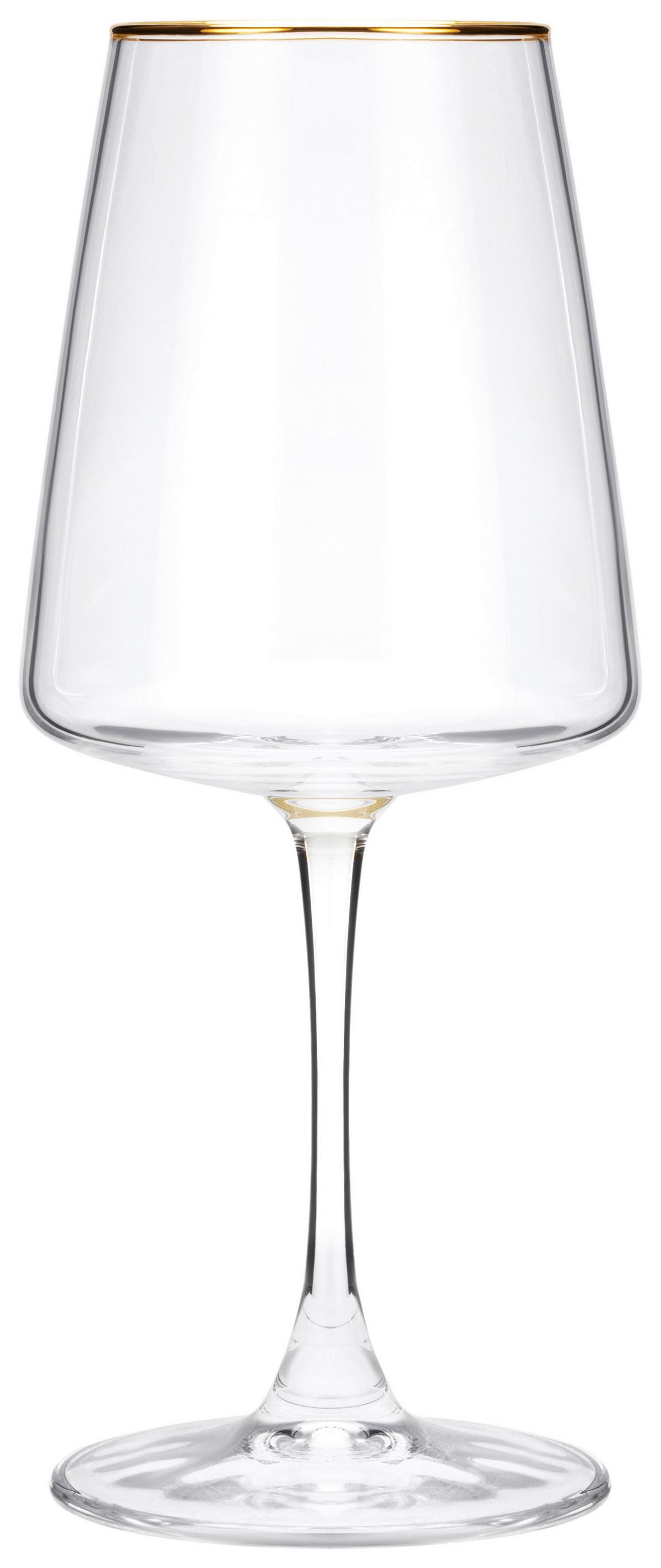 Vörösboros Pohár Szett Winona 3db - aranyszínű/átlátszó, Basics, üveg (6.5/22.5cm) - Luca Bessoni