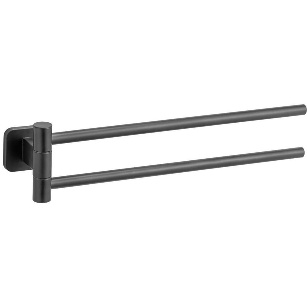 Handtuchhalter Porto Black Schwarz B: 5,5 cm