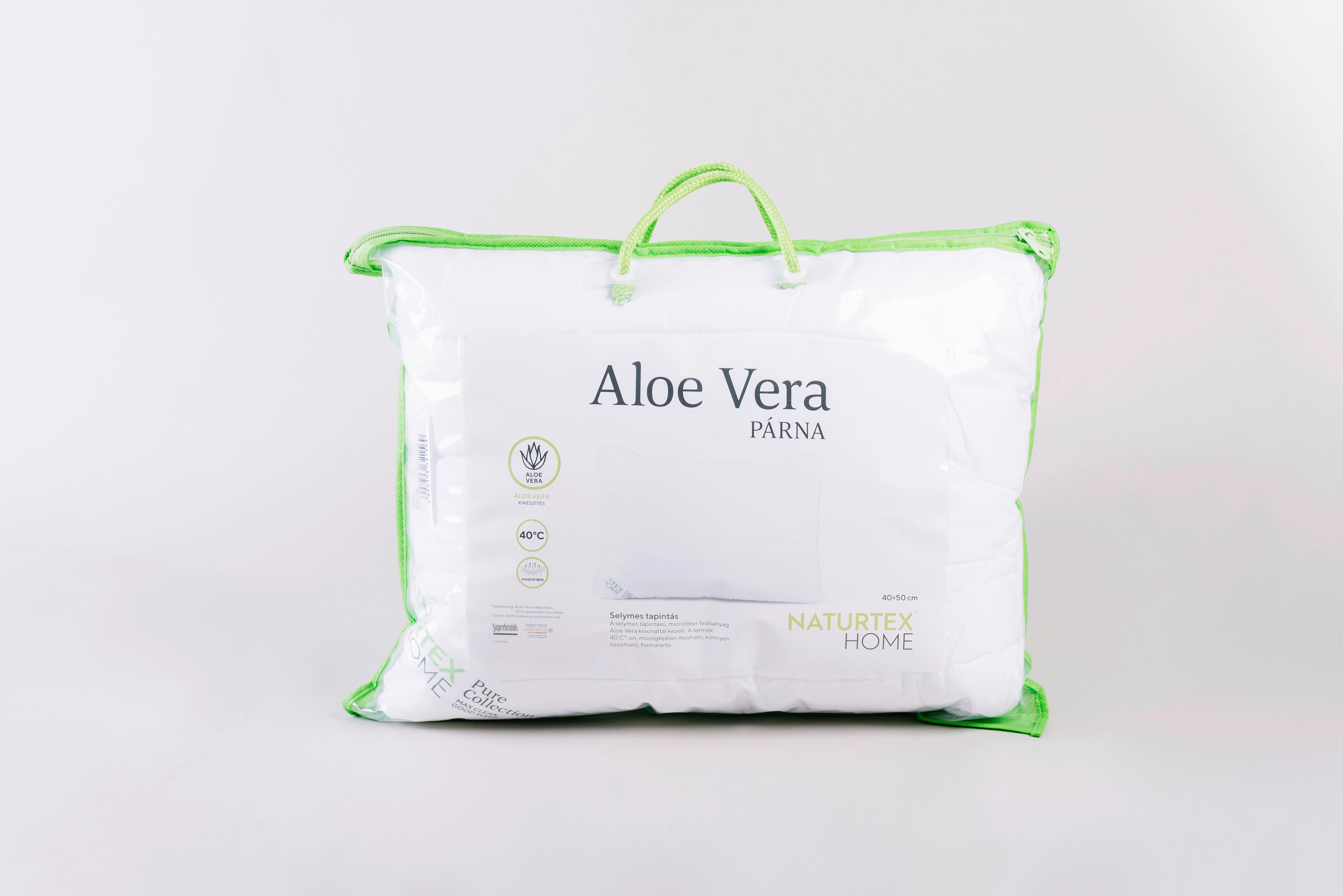 Párna Aloe Vera Kispárna - fehér, műanyag/textil (40/50cm) - Naturtex
