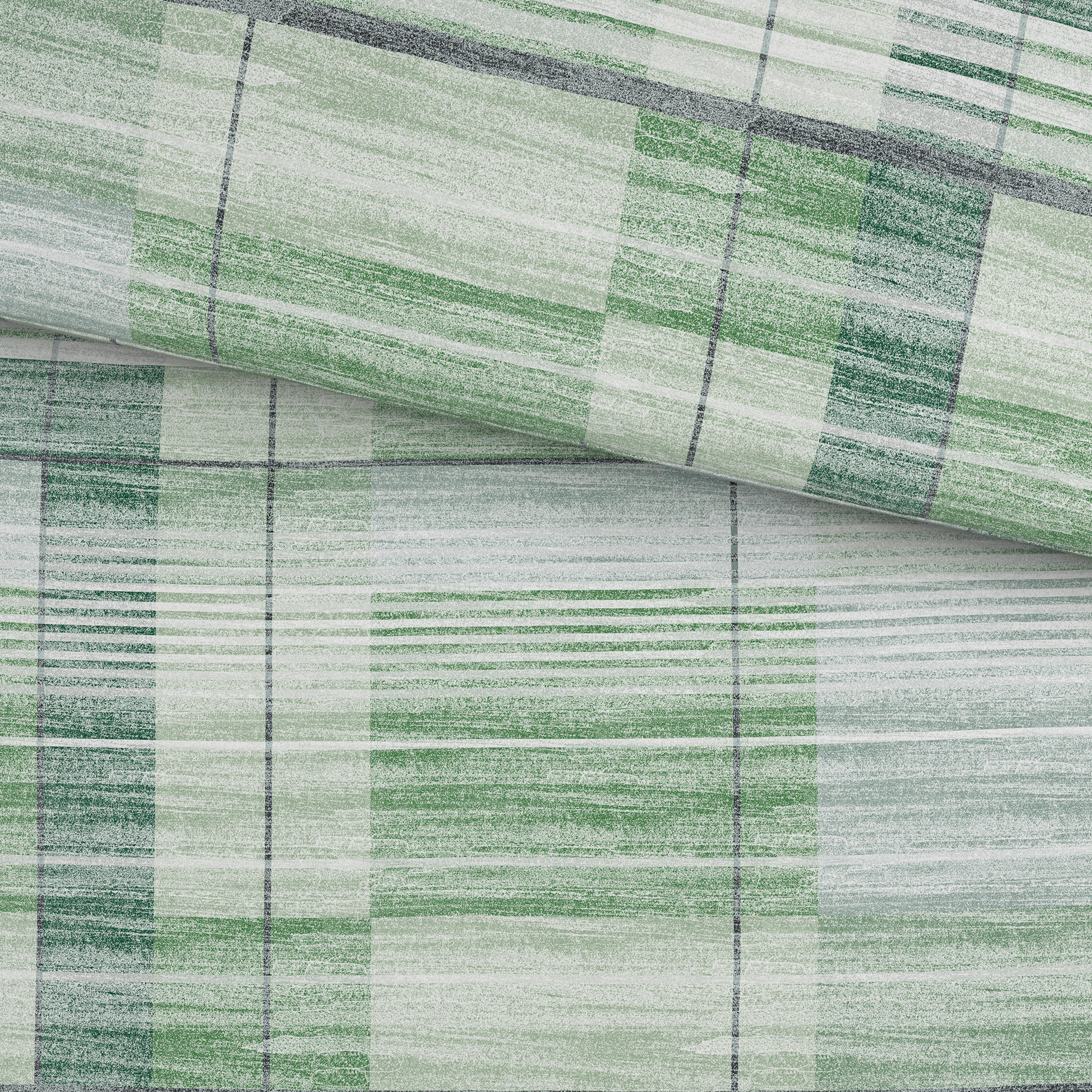 Bettwäsche Elke - Grün, KONVENTIONELL, Textil - Ondega