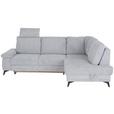 ECKSOFA Sound - Schwarz/Grau, MODERN, Textil (248/90/170cm) - Luca Bessoni