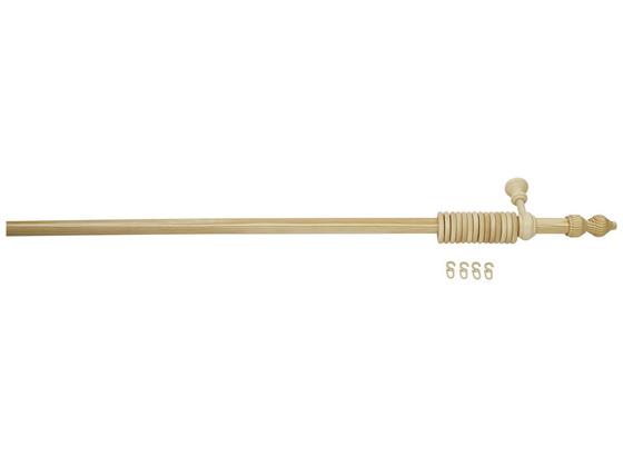 Rundstangengarnitur Halbkiefer, 1-lfg. - Kieferfarben, KONVENTIONELL, Holz (180cm) - Ombra Rundstangengarnitur Halbkiefer, 1-lfg. - Kieferfarben, KONVENTIONELL, Holz (180cm) - Ombra