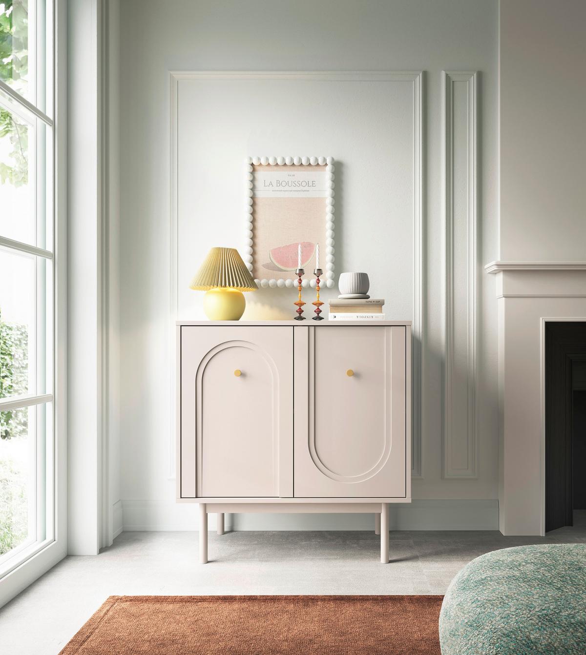 Sideboard Mazoma Kaschmir B: 79cm - Kaschmir, LIFESTYLE, Holzwerkstoff (79/82/39cm) - MID.YOU