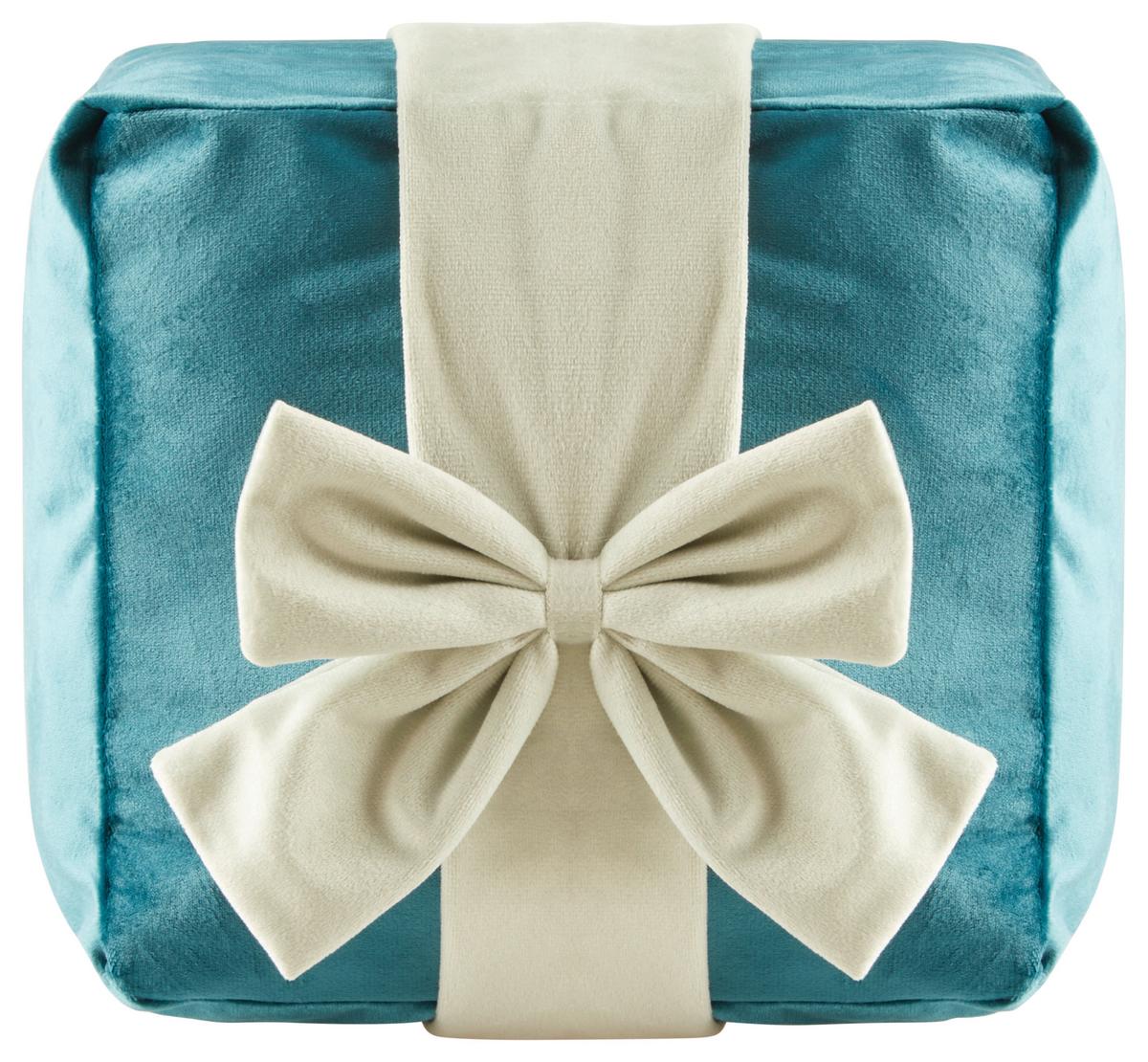 ZIERKISSEN NOELLA - Blau, MODERN, Textil (20/20/20cm) - Luca Bessoni