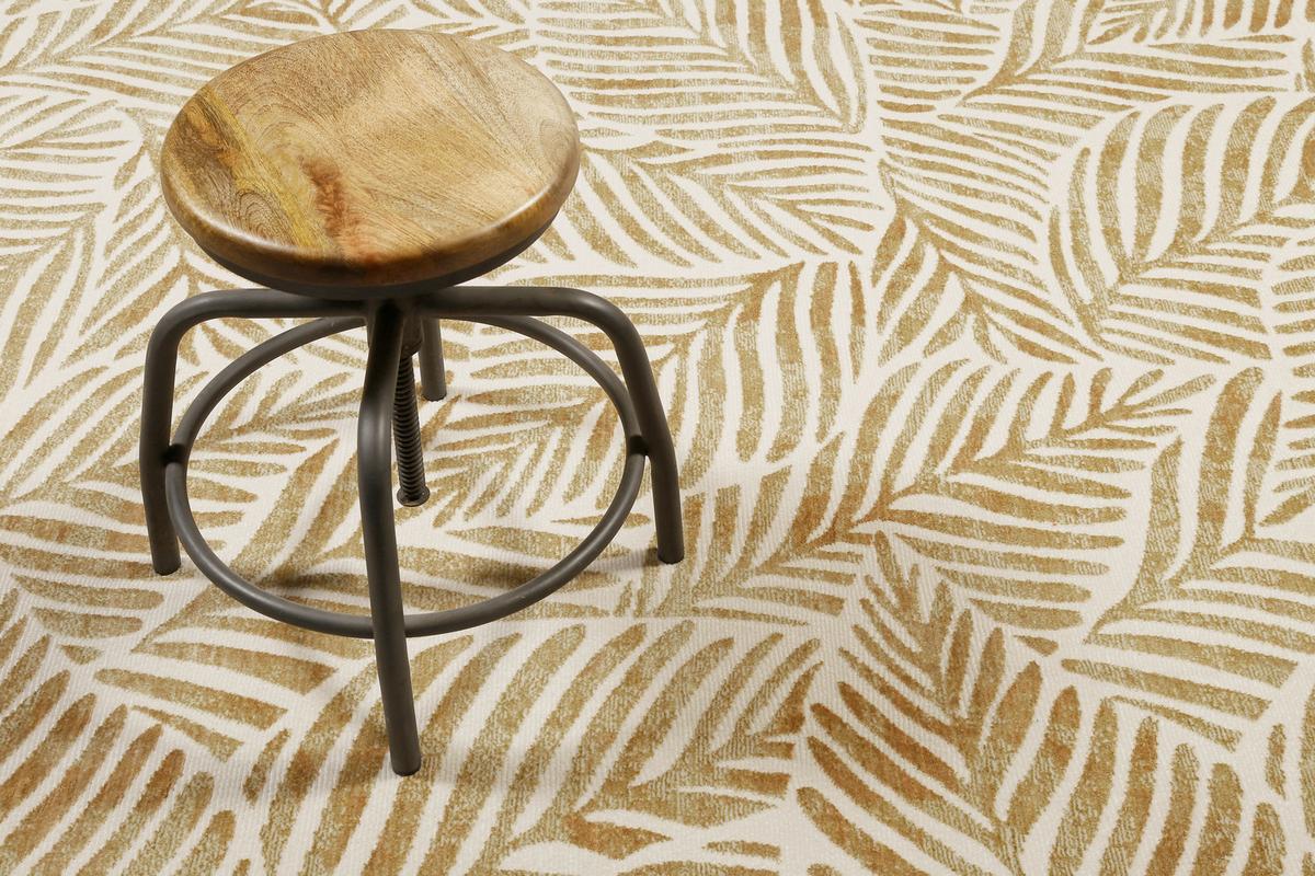 Flachwebteppich Gold, BxL: ca. 80x150 cm - Goldfarben, Design, Textil (80/150cm) - Esprit