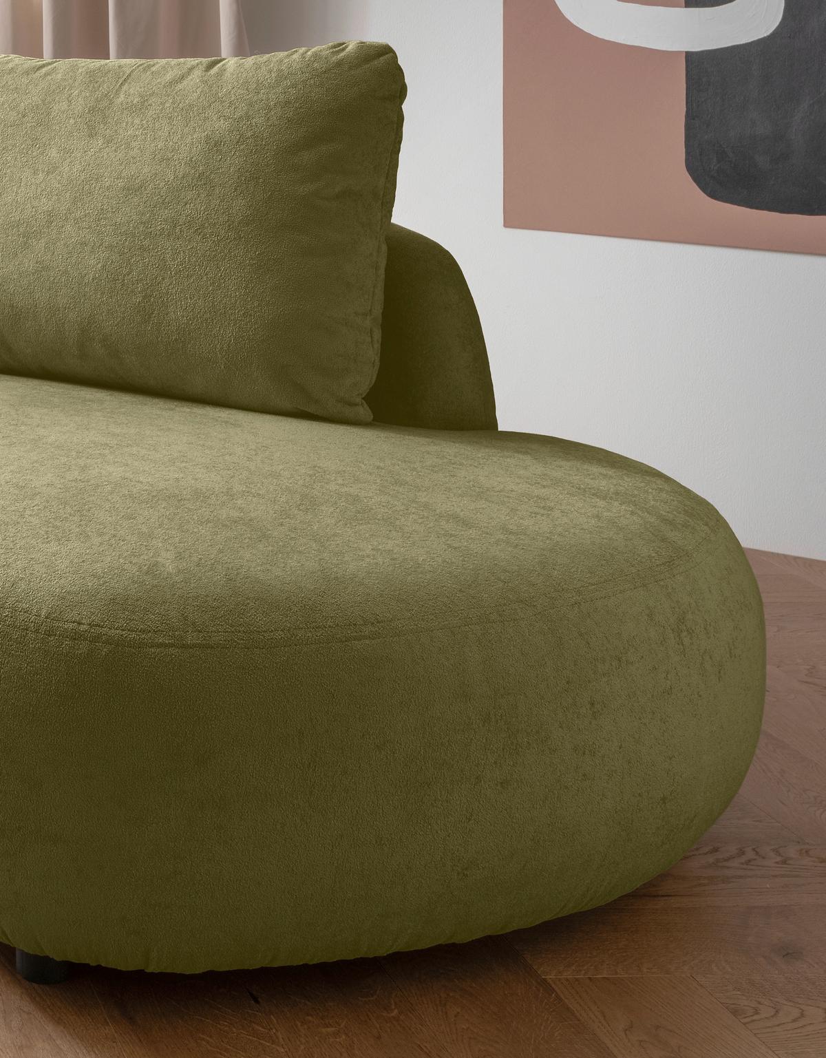 Ecksofa Doppo, Grün S: 139x250 cm - Schwarz/Grün, MODERN, Textil (139/250cm) - Livetastic