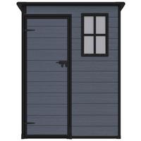 Gartenhaus Nizza - Grau, MODERN, Kunststoff/Metall (152/193/92cm) - Homezone