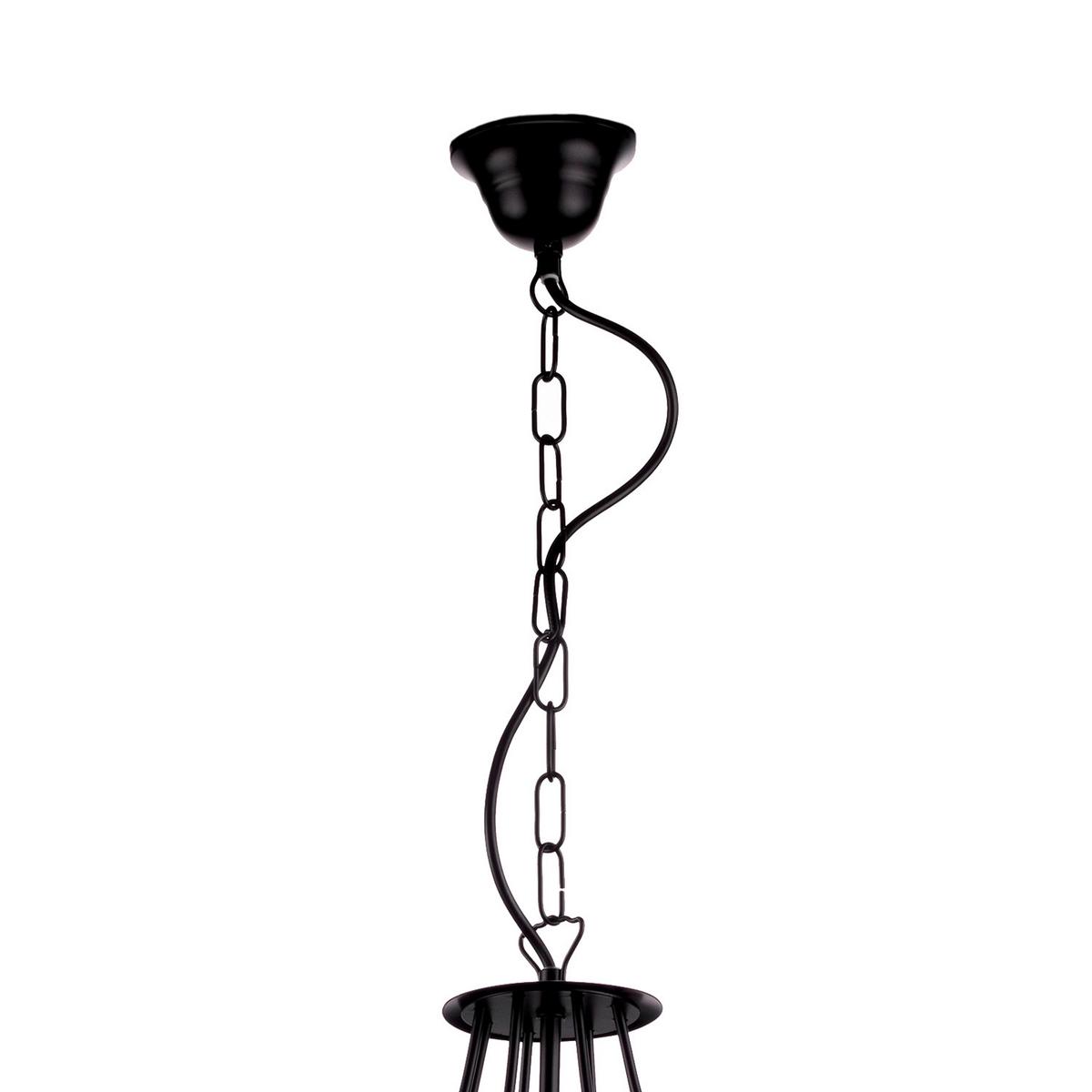 Hängeleuchte 4913/Sn - Schwarz, KONVENTIONELL, Metall (40/90cm)