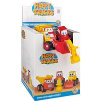 Spielfahrzeug Happy Trucks - Gelb/Rot, Basics, Kunststoff (28/15/12cm)