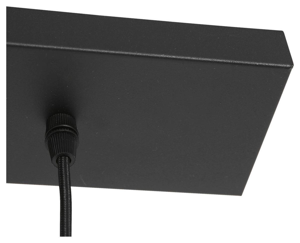 Pendelleuchte Bollique - Schwarz, Trend, Glas/Metall (25/40-150/120cm)