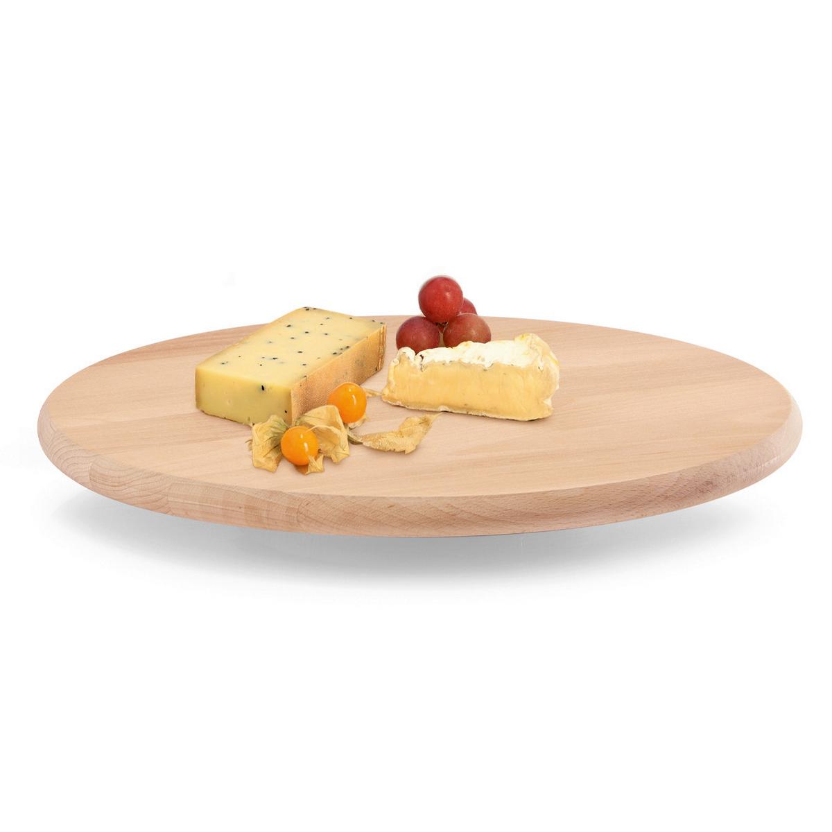 Servierplatte Holz D: ca. 36 cm - Naturfarben, Basics, Holz (36/36/4cm) - Zeller Present