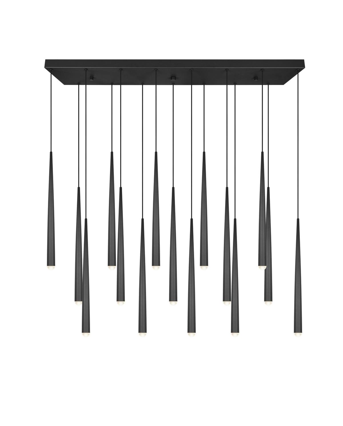 Led-hängeleuchte 354811532 Cala - Schwarz, Design, Metall (100/20/150cm) - Trio Leuchten