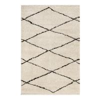 Hochflorteppich Studio One - Beige, Design, Textil (133/200cm) - WECON HOME