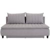 POHOVKA BOXSPRING MARINO - čierna/svetlosivá, Modern, drevo/textil (208/102/96cm) - Luca Bessoni