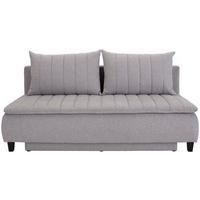 POHOVKA BOXSPRING MARINO - čierna/svetlosivá, Modern, drevo/textil (208/102/96cm) - Luca Bessoni