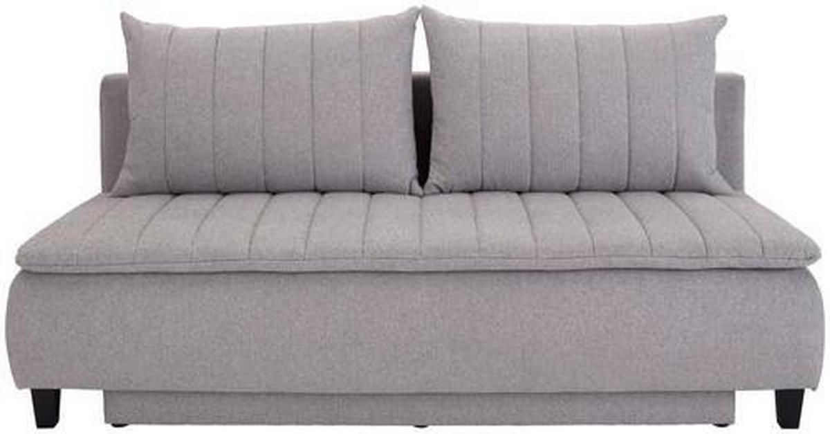 POHOVKA BOXSPRING MARINO - čierna/svetlosivá, Modern, drevo/textil (208/102/96cm) - Luca Bessoni