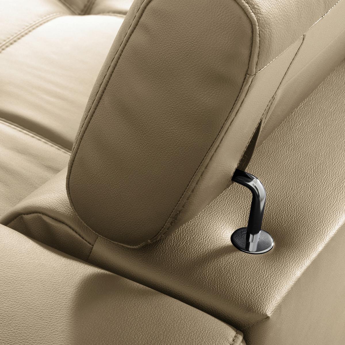 Ecksofa Torino Teilleder Hellgrau 173x247 - Hellgrau/Schwarz, Design, Leder/Textil (173/247cm) - Livetastic