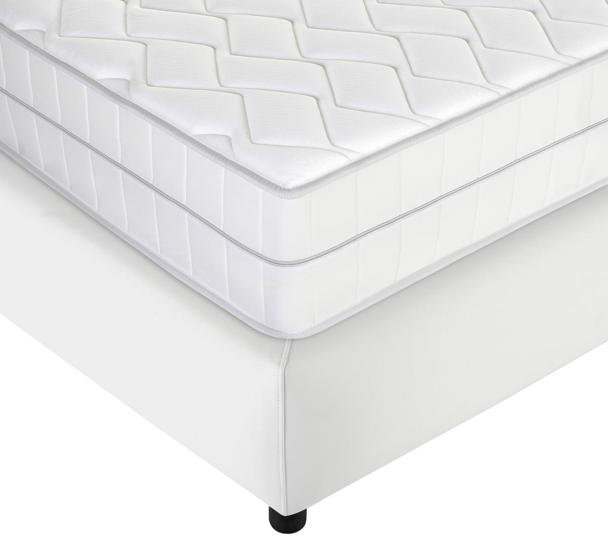 Kaltschaummatratze 90x200cm H2+h3 - Weiß, Basics, Textil (90/200cm) - P & B