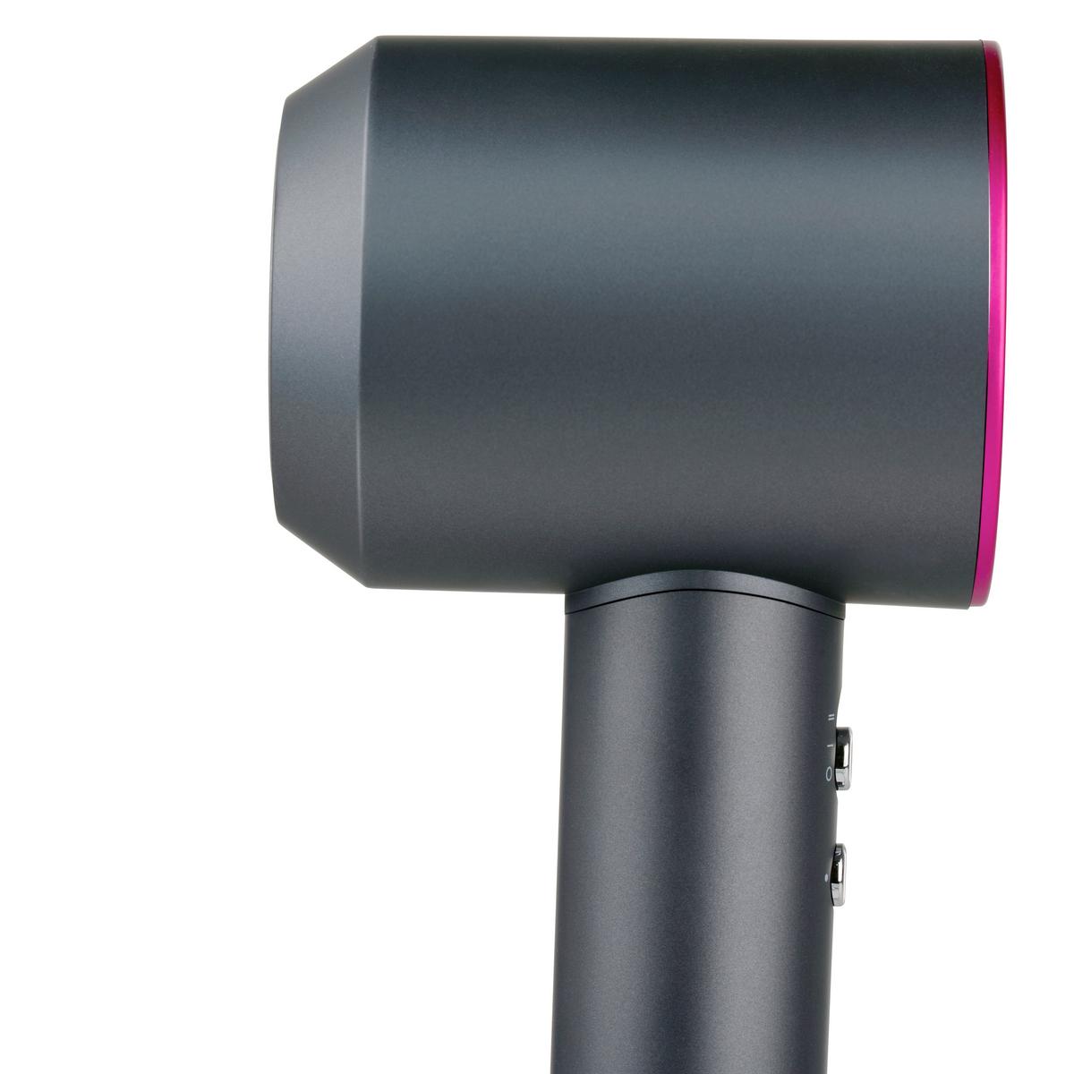 HAARTROCKNER 1600W, Schwarz, Pink - Pink/Schwarz, Basics, Kunststoff/Metall (14,1/8,6/35,3cm)