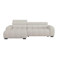 Ecksofa Fargo S Beige, B: 168cm - Sandfarben/Beige, Trend, Textil (168/285cm)