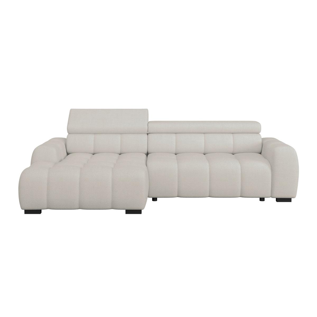 Ecksofa Fargo S Beige, B: 168cm - Sandfarben/Beige, Trend, Textil (168/285cm)