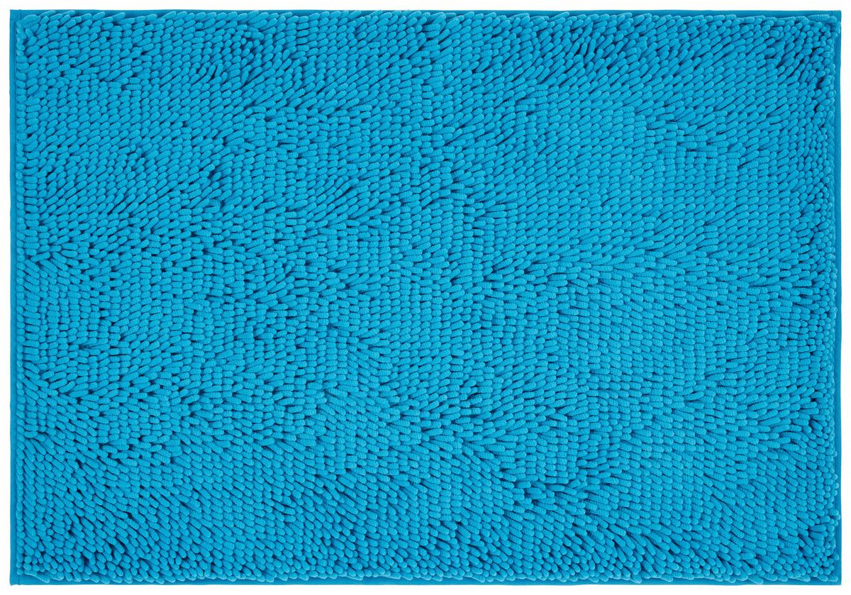 Badematte Liliane - Türkis, KONVENTIONELL, Kunststoff (60/90cm) - Ondega