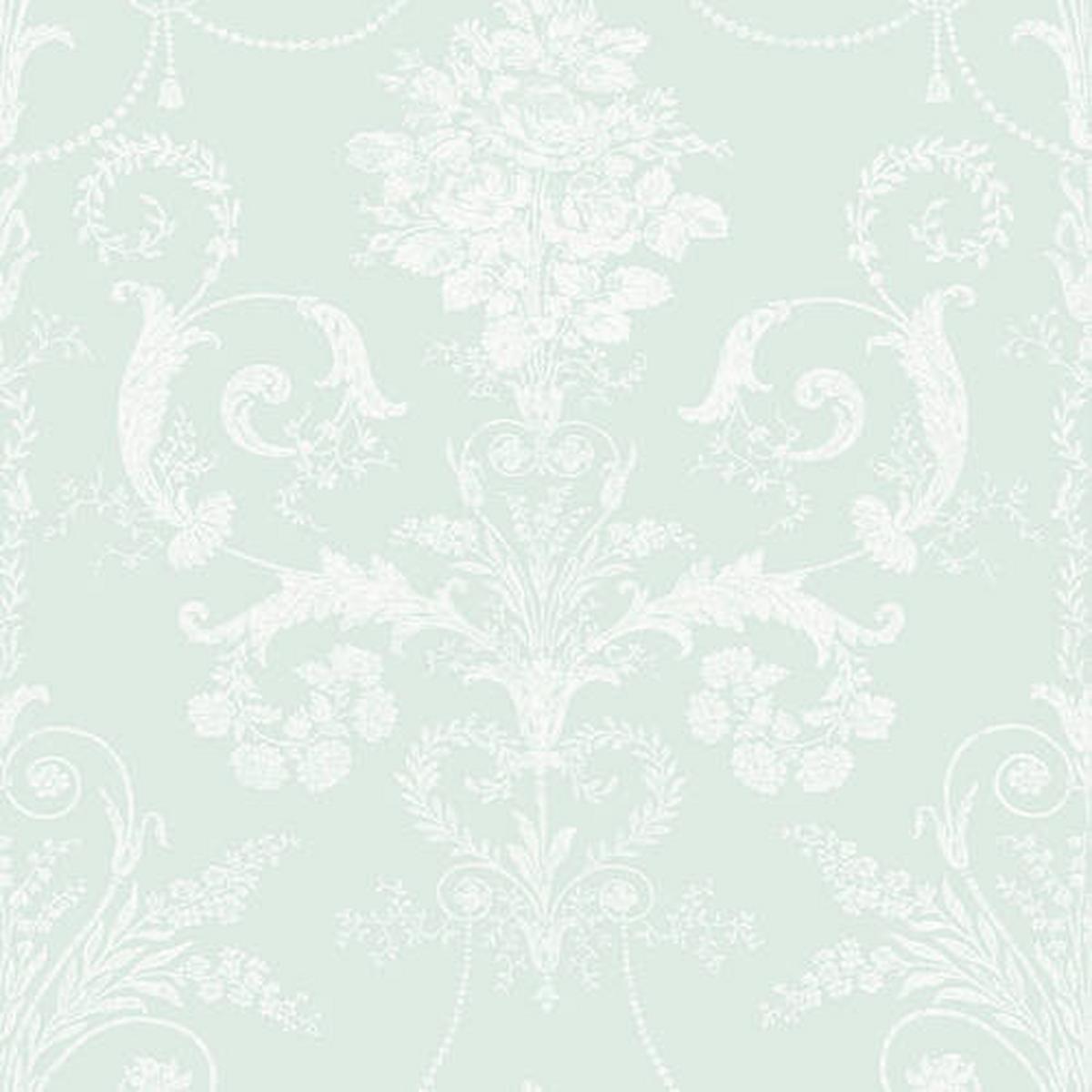 Vliestapete Josette Duck - Blau, Basics, Papier/Kunststoff (52/1000cm)