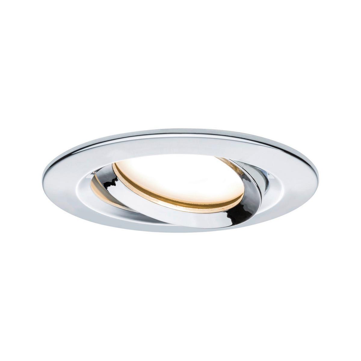 Deckenleuchte 3er-Set Ø 8,4 cm, dimmbar, Rund - Design (8,4cm) - Paulmann