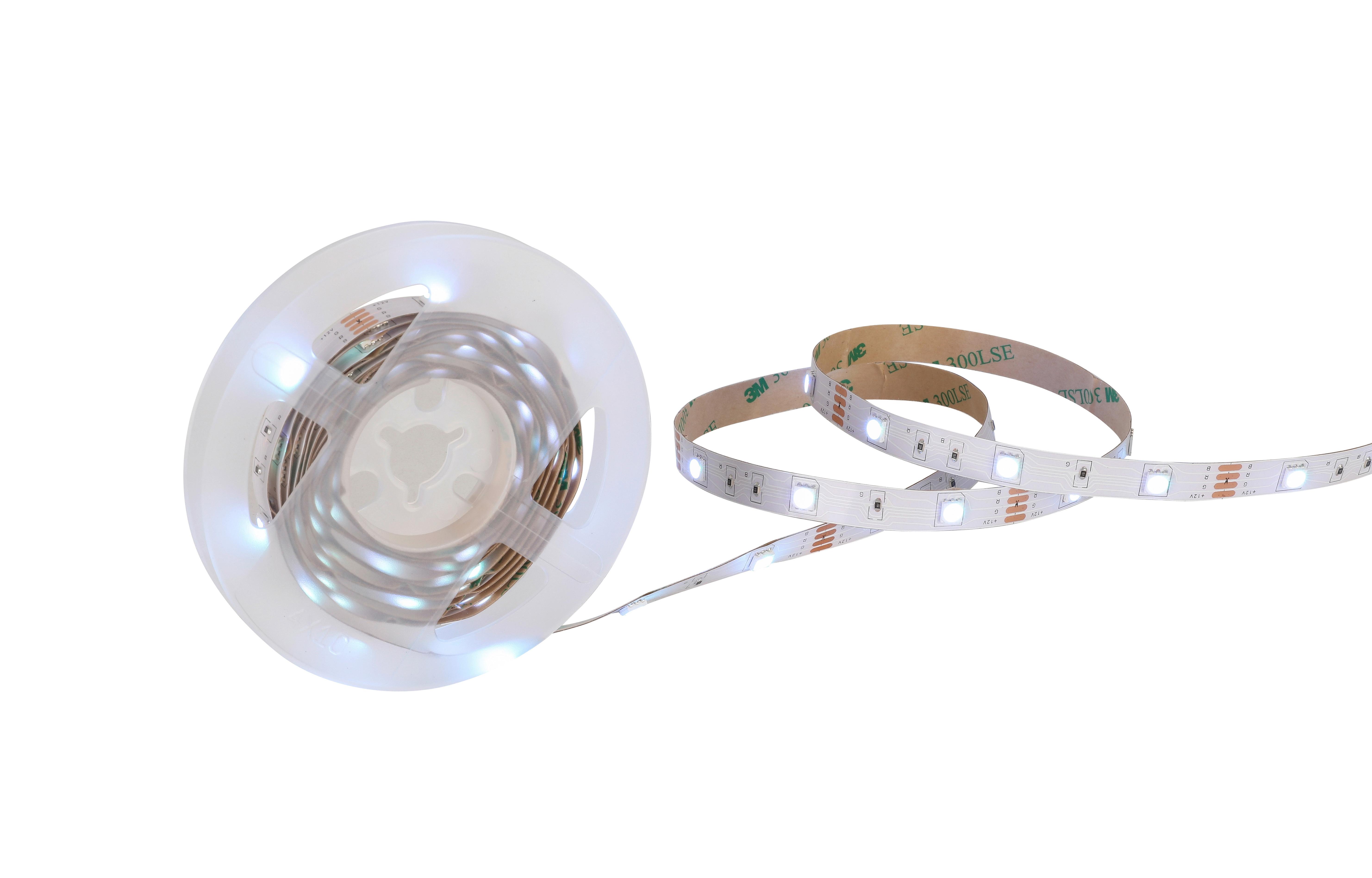 LED páska Jomin, 300 cm - bílá, plast (300cm) - Mömax