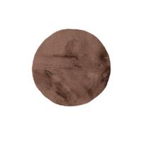 Hochflorteppich Rabbit Beige, D: 100 Cm - Beige, KONVENTIONELL (100cm)