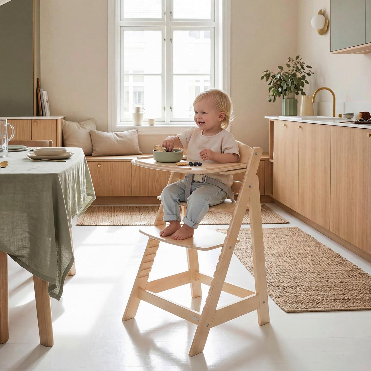 Essbrett mit Schutzkanten natur - Naturfarben, Basics, Holzwerkstoff (42/2/40cm) - Roba