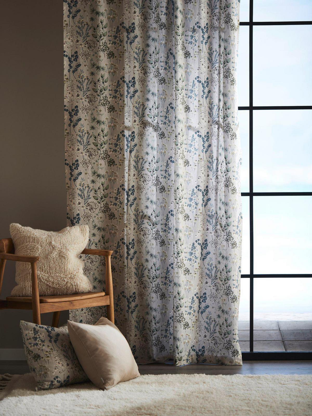 HOTOVÝ ZÁVES WOOD - béžová, Natur, textil (135/280cm) - Svanefors