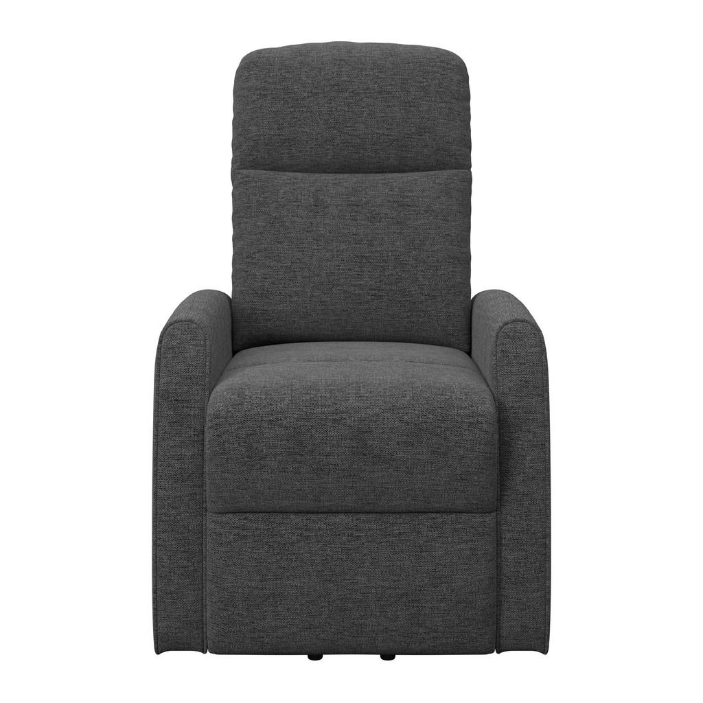 Fernsehsessel Athen dunkelgrau, B: 67,5 cm
