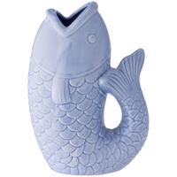 Dekovase Maggy - Blau, KONVENTIONELL, Keramik (16,2/10,3/23.8cm) - Luca Bessoni